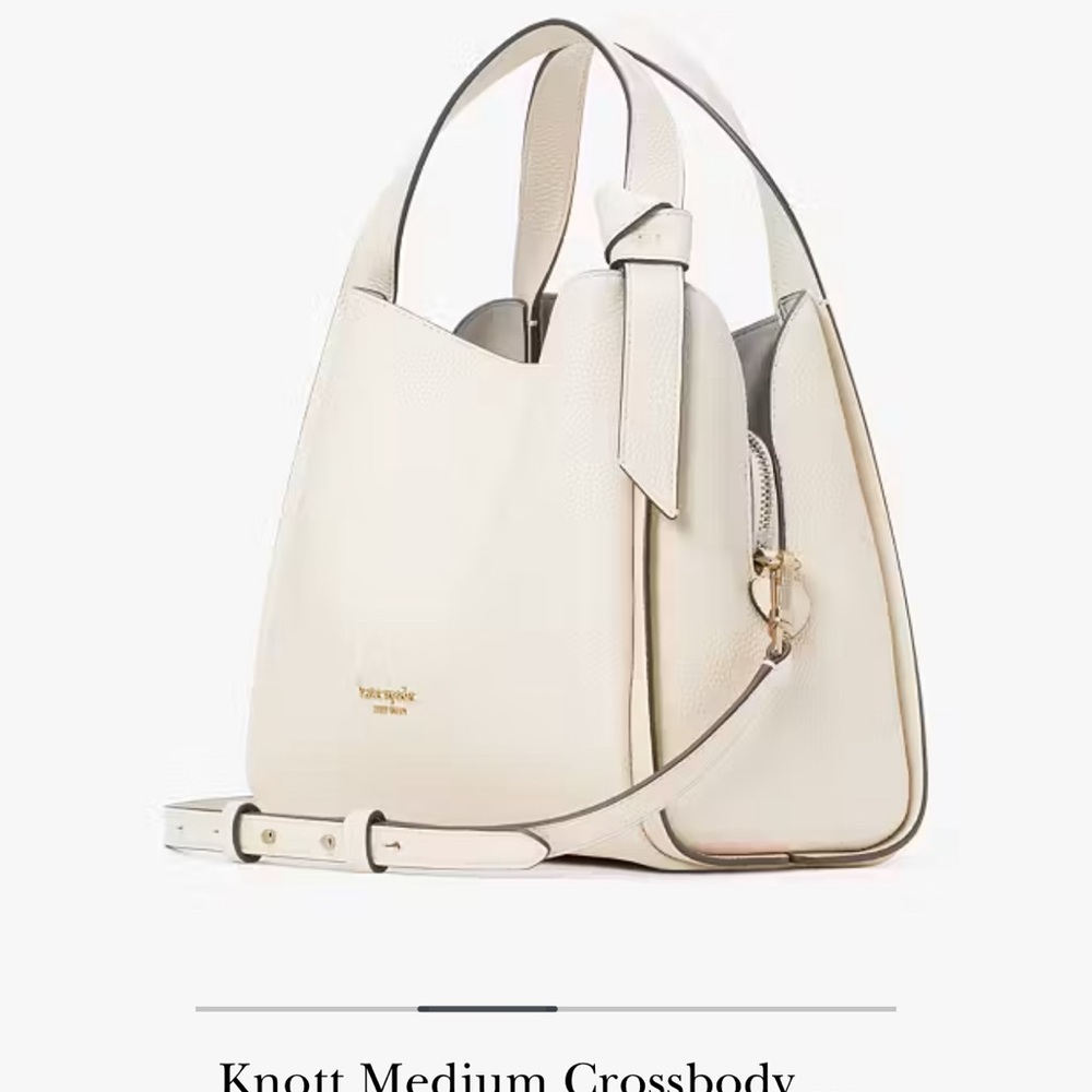 Kate Spade Knott Tan Shoulder Bag K6552 - Picture 8 of 11